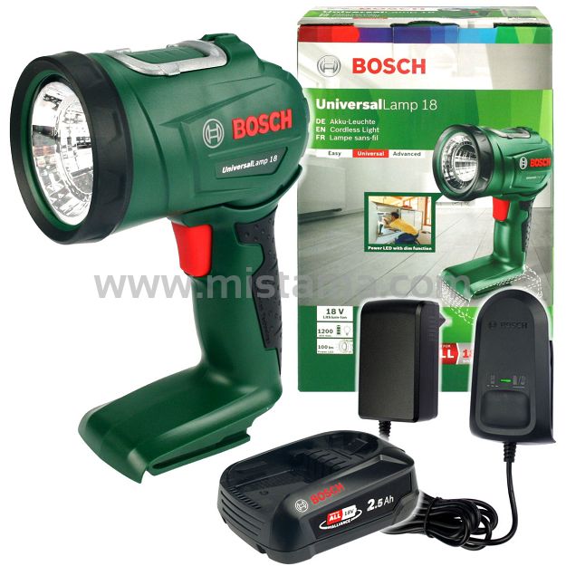 Latarka akumulatorowa UNIVERSALLAMP 18 BOSCH 1x2,5Ah