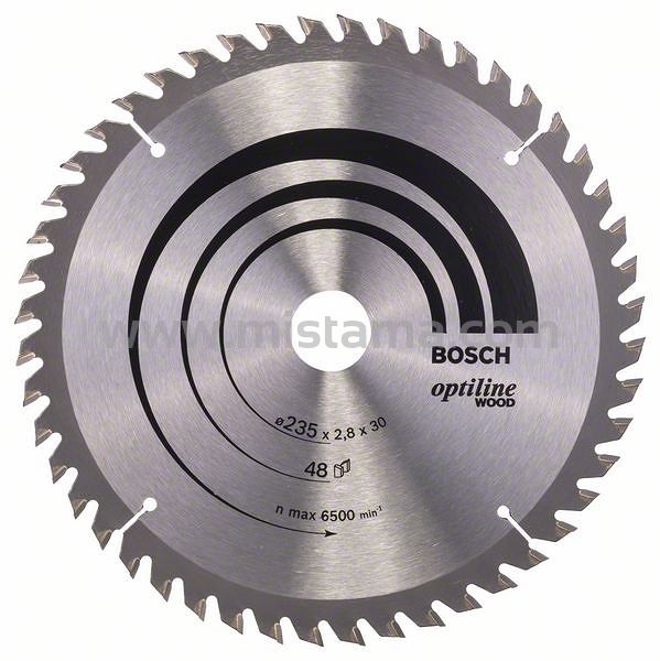 Tarcza pilarska 235/30mm Optiline Wood BOSCH (48 zębów)