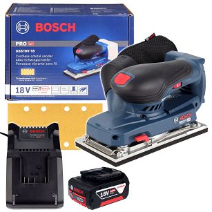 Szlifierka oscylacyjna GSS 18V-18 BOSCH 1x4,0Ah