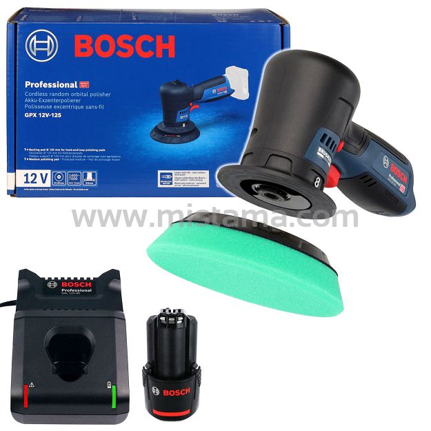 Akumulatorowa polerka szlifierka GPX 12V-125 BOSCH 1x2,0Ah