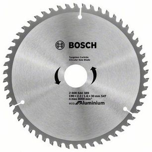 Tarcza pilarska 190/30mm Eco for Aluminium BOSCH (54 zęby)