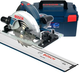 Pilarka tarczowa GKS 65 GCE BOSCH L-BOXX + szyna FSN 1600
