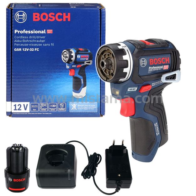 Wkrętarka akumulatorowa GSR 12V-32 FC BOSCH 1x2,0Ah