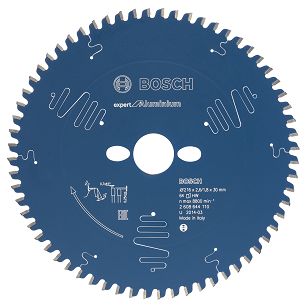 Tarcza pilarska 216/30mm Expert for Aluminium BOSCH (64 zęby)