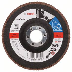 Tarcza listkowa X571 do metalu 125mm GR.60 BOSCH (prosta)