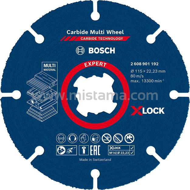 Tarcza widiowa 115mm Carbide Multi Wheel X-LOCK BOSCH EXPERT