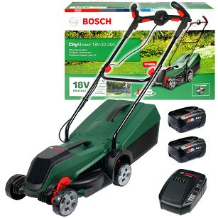 Kosiarka akumulatorowa 18V CITYMOWER 18V-32-300 BOSCH 2x4,0Ah