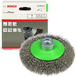 Szczotka druciana tarczowa 100mm BOSCH (gwint M14)