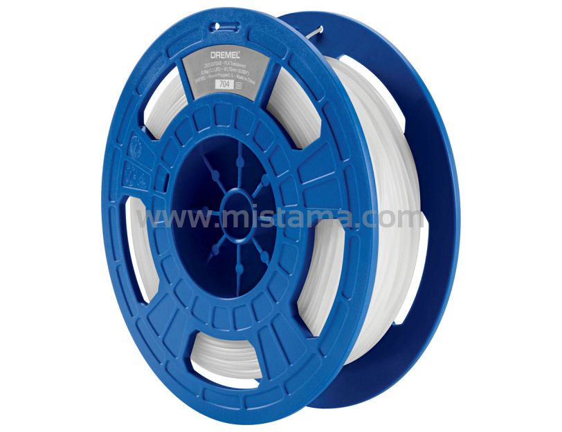 Filament PLA w kolorze przezroczystym białym DREMEL 3D