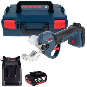 Nożyce akumulatorowe GPC 18V-32 P L-BOXX 1x5,0Ah do cięcia rur PEX i PVC