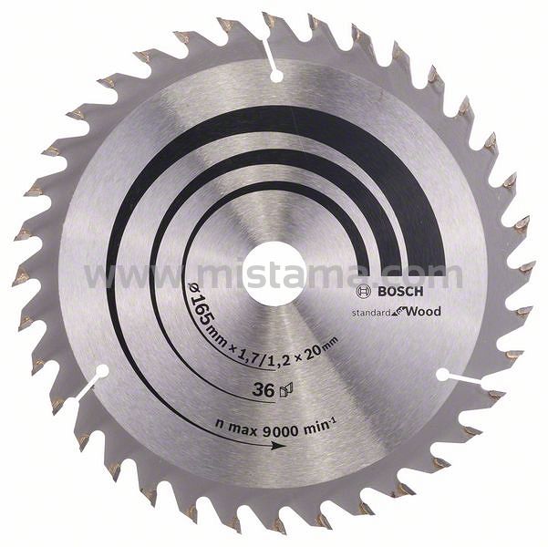 Tarcza pilarska 165/20mm Optiline Wood BOSCH (36 zębów)