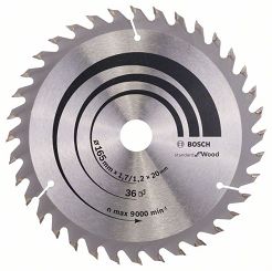 Tarcza pilarska 165/20mm Optiline Wood BOSCH (36 zębów)