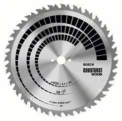 Tarcza pilarska 400/30mm Construct Wood BOSCH (28 zębów)