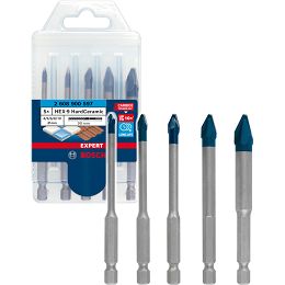 Zestaw 5 wierteł do ceramiki i dachówki HEX-9 BOSCH EXPERT