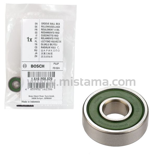Łożysko kulkowe do GWS 750, GWS 850C, GWS 9-125, GWX 9-125, GPO 14 CE BOSCH