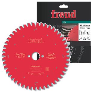 Piła tarcza widiowa 165/20 mm 48 zębów FR07H001H FREUD do płyt HPL, CORIAN, TRESPA