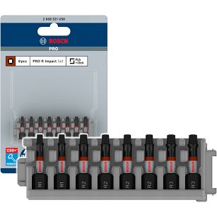 Bit Robertson R1 R2 R3 25 mm IMPACT BOSCH PRO zestaw 8 szt.