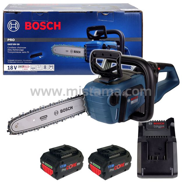 Pilarka łańcuchowa 18V 30CM GKE 18V-30 BOSCH 2x8,0Ah