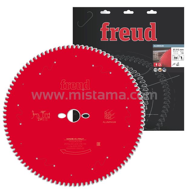 Tarcza pilarska 315/30 mm 96 zębów FREUD do aluminium, miedzi, tworzyw sztucznych