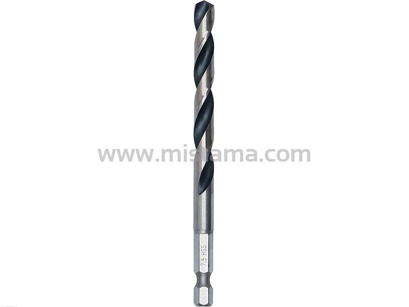 Wiertło kręte HSS-PointTeQ HEX 7,5 mm BOSCH 