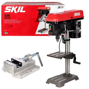Pięciobiegowa wiertarka stołowa kolumnowa 550W 1360 SKIL