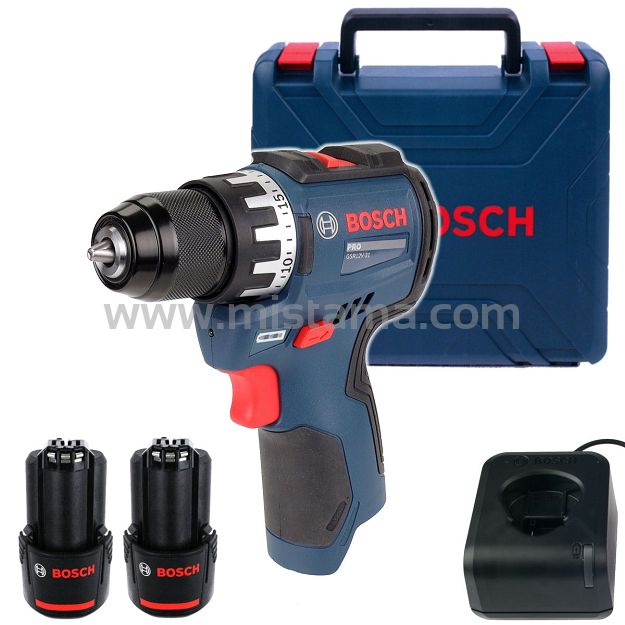 Wkrętarka 31Nm GSR 12V-31 BOSCH 2x2,0Ah + walizka