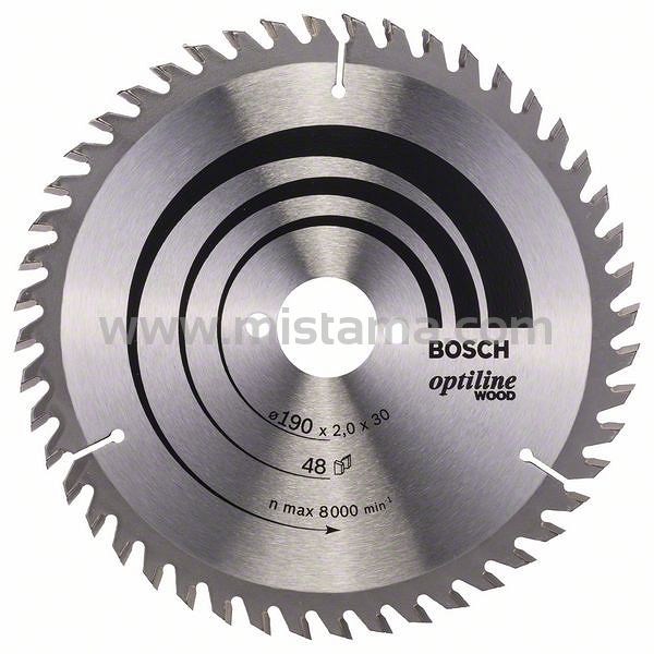 Tarcza pilarska 190/30mm Optiline Wood BOSCH (48 zębów)