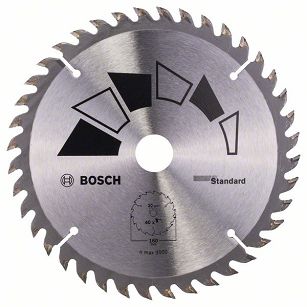 Tarcza pilarska 160/20mm Standard BOSCH (40 zębów)