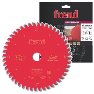 Piła tarcza widiowa 160/20 mm, 48 zębów FR06L002H FREUD do laminatu, MDF