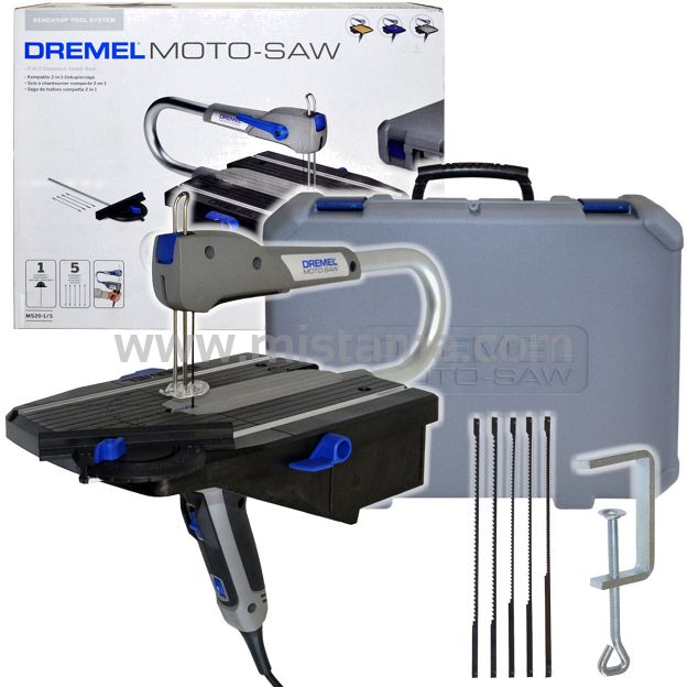 Wyrzynarka MOTO-SAW DREMEL + osprzęt + walizka
