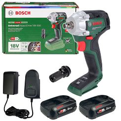 Klucz udarowy 18V 350Nm UniversalImpactDrive 18V-350 BOSCH 2x2,5Ah
