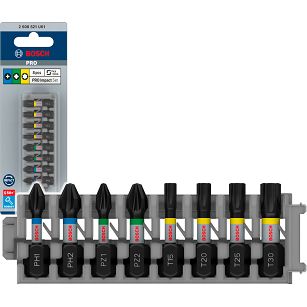 Bit PH PZ TORX 25 mm IMPACT BOSCH PRO zestaw 8 szt.