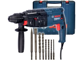 Młotowiertarka GBH 240 BOSCH + walizka + 8 wierteł i dłut