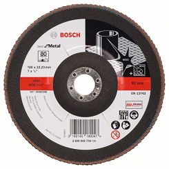 Tarcza listkowa X571 do metalu 180mm GR.80 BOSCH (wypukła)