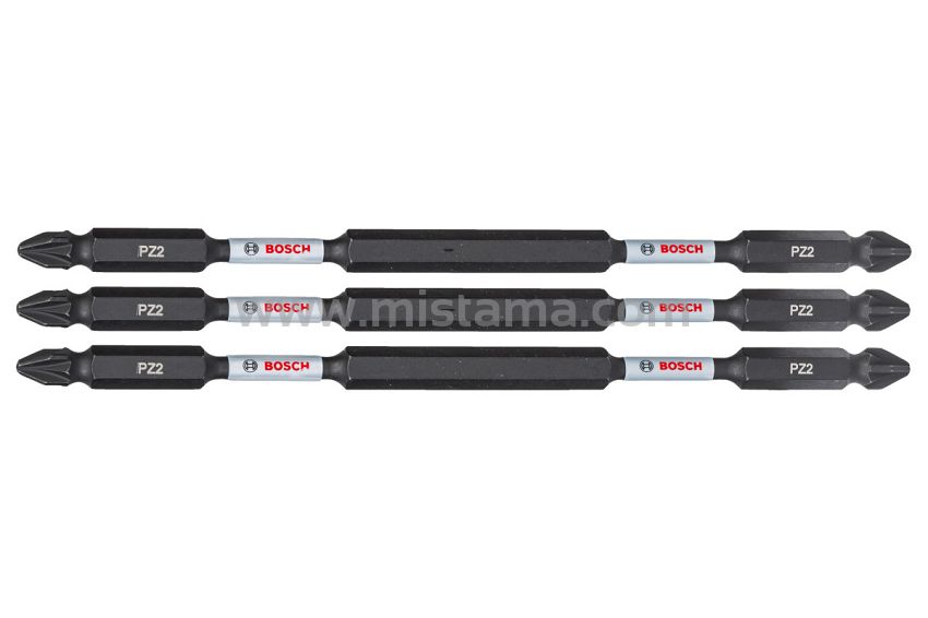 Zestaw 3 bitów dwustronnych PZ2 150mm Impact Control BOSCH