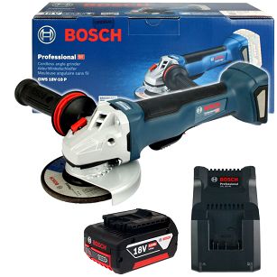 Szlifierka kątowa GWS 18V-10 P BOSCH 1x5,0Ah