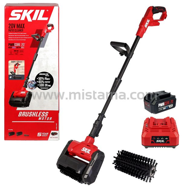 Akumulatorowa szczotka do tarasów i do kostki 20V 0680 SKIL 1x4,0Ah