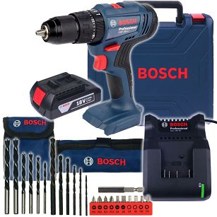 Wkrętarka GSB 183-LI BOSCH 1x2,0Ah + osprzęt