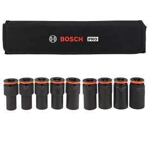 Zestaw 9 nasadek udarowych 17-32 mm 3/4" Pro Impact Socket deep Set BOSCH