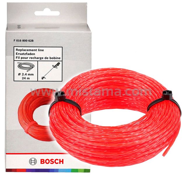 Żyłka  24m / 2,4mm do kosy akumulatorowej GFR 18V-23 i GRT 18V-33 BOSCH