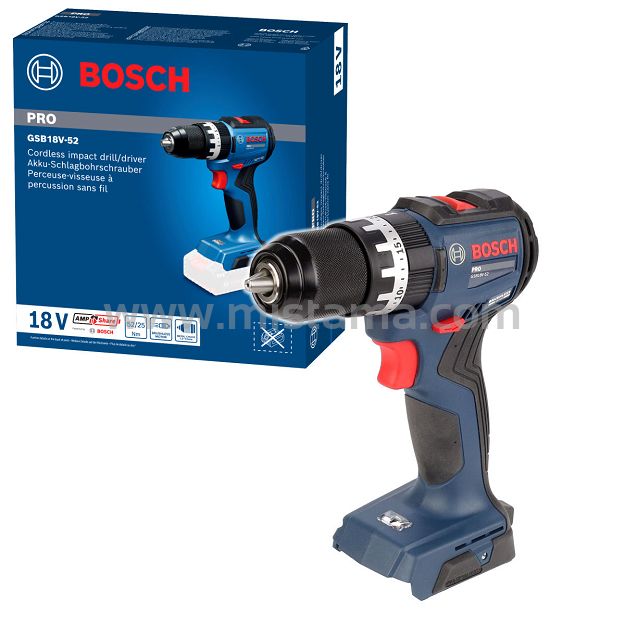 Wkrętarka z udarem 52Nm GSB 18V-52 BOSCH (korpus)