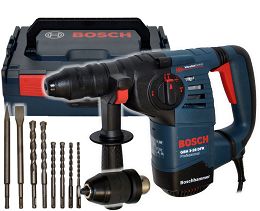 Młotowiertarka GBH 3-28 DFR BOSCH L-BOXX + 8 wierteł i dłut