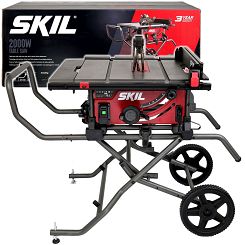 Pilarka stołowa 2000W 254mm 1343 SKIL + mobilny stół roboczy
