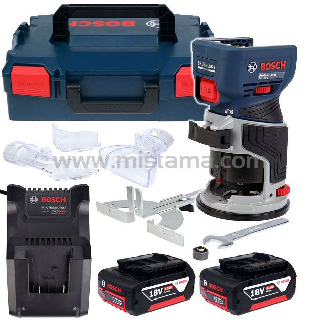 Frezarka krawędziowa 18V GKF 18V-8 L-BOXX BEZSZCZOTKOWA 2x4,0Ah