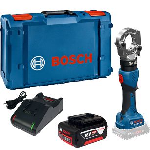 Praska zaciskarka do kabli 300 mm2 60kN GPH 18V-60 BOSCH 1x4,0Ah