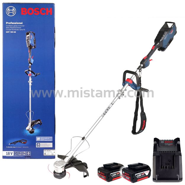 Kosa akumulatorowa 18V GRT 18V-40 BOSCH 2x4,0Ah