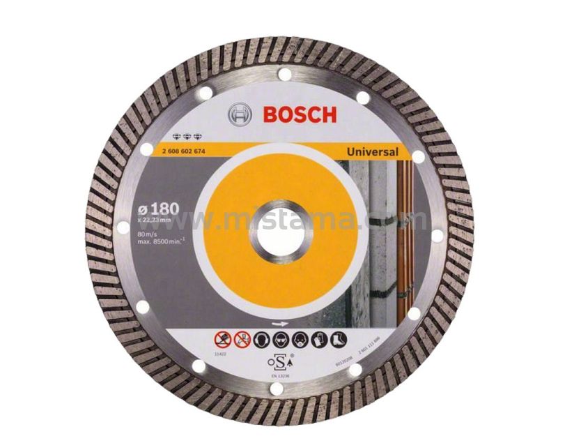 Tarcza diamentowa 180 mm BOSCH (beton, cegła, kamień)