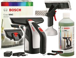 Myjka do okien, szyb i luster GlassVAC BOSCH + płyn