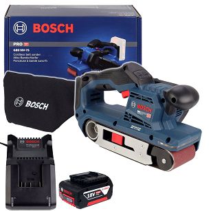Szlifierka taśmowa GBS 18V-75 BOSCH 1x4,0Ah