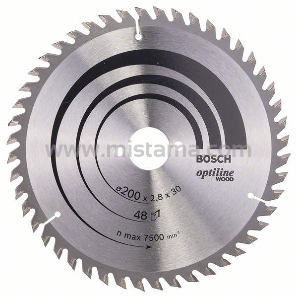 Tarcza pilarska 200/30mm Optiline Wood BOSCH (48 zębów)